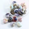 5pcs/Lot Mix Ceramics Shell Conch Spacer Beads For Jewelry Making Supplies Ocean Animal Loose Bead DIY Necklace Earring Finding