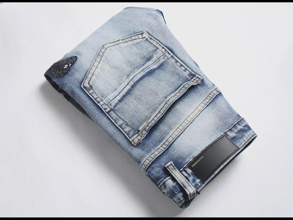 European Youth Blue Cobra Stretch Slim-Fit džíny pro muže
