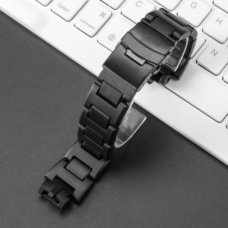 16mm Für Casio G-Shock PROTREK PRW-3100/6000/6100/3000 PRG-300 modifiziertes Kunststoff-Stahl-Verbund-Uhrenarmband Armbandzubehör