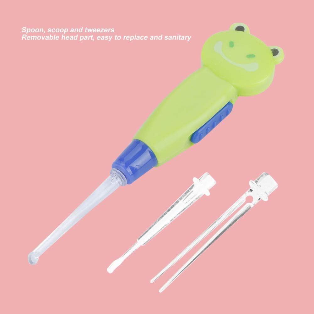 ABS Ear Wax Removal Kit LED Light Ear Safety Cleaner Tool Cute Ear Pick Cleaner Tool Home Supply