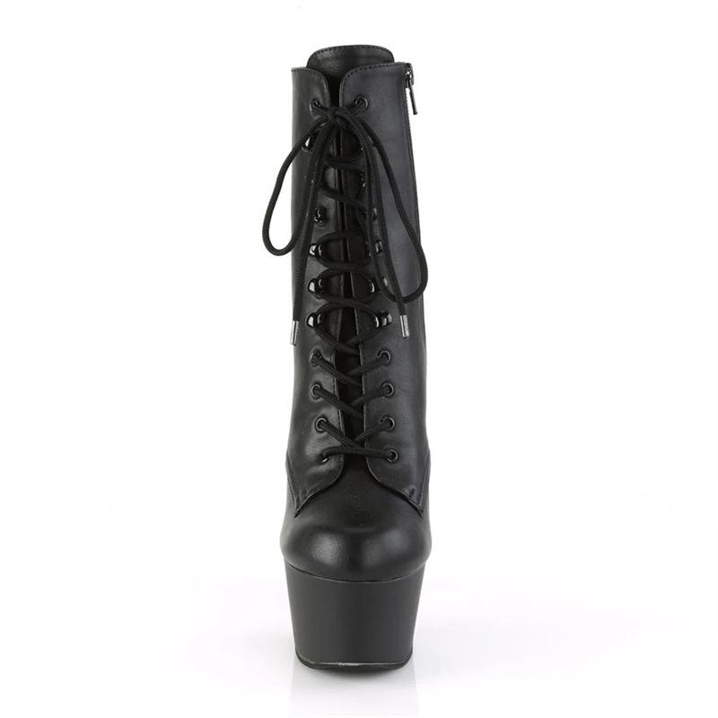 Slim heel waterproof table 17cm super high heels fashion short boots nightclub pole dance sex female Martin boots model catwalk