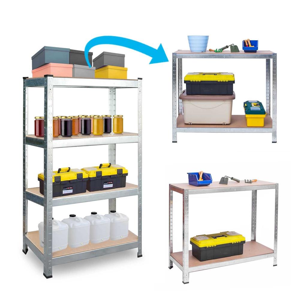 Metal Storage Rack, 180 X 90 X , Plonos