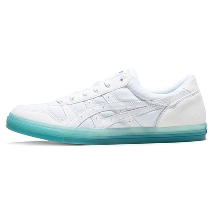 Asics Aaron Jelly Sole Retro Casual Low-Top Skate Shoes Unisex Sneakers White Blue 1201A014-100