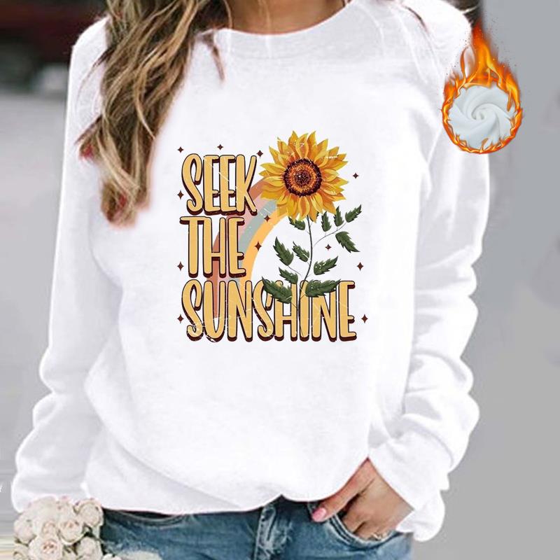 

(Азиатский размер) Женский принт с буквенным цветочным принтом, тренд 90-х годов, осень-осень-зима, женские весенние модные повседневные пуловеры, флисовая одежда, толстовки с графикой