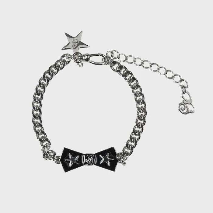 Bow Chain Bracelet (Black)