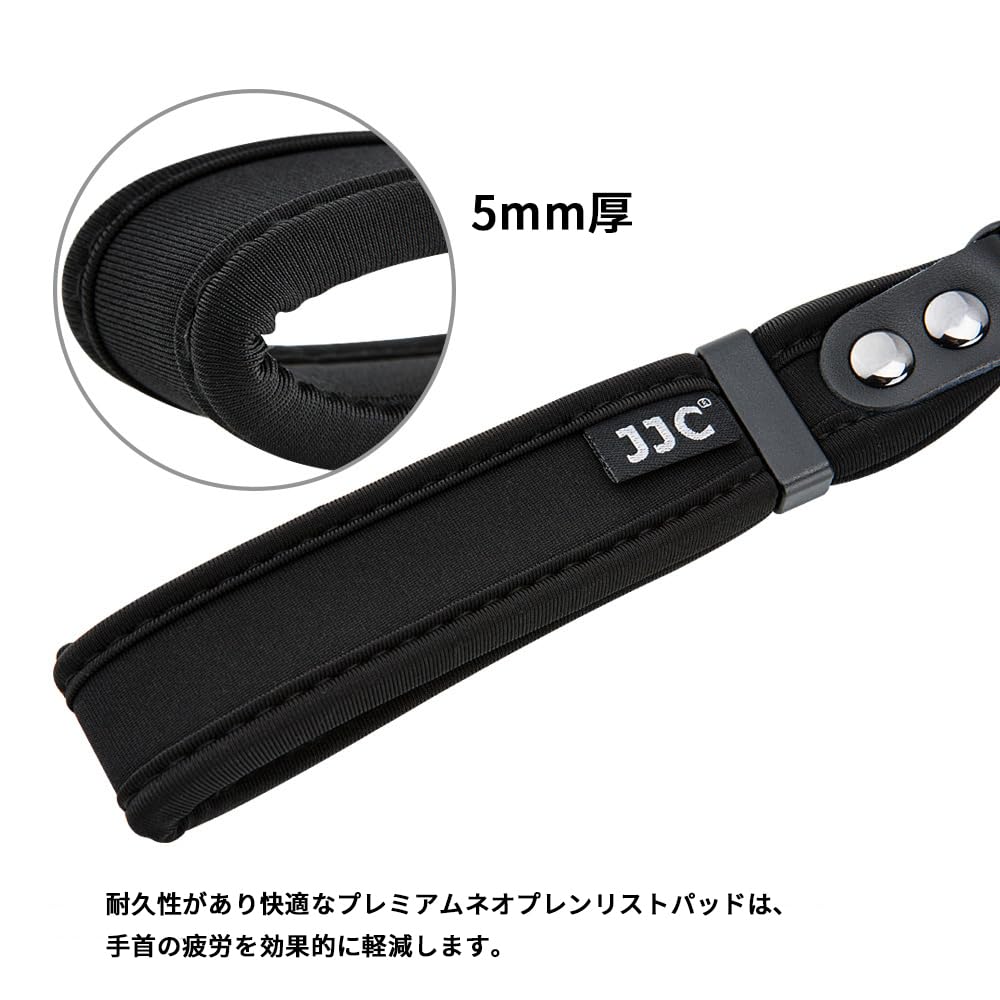 JJC Quick Release Soft Camera Hand Strap for Canon EOS R5 Mark Kiss Kiss and Made of Strap/Wrist II, R5, R7, R8, R50, R10, R100, R6M2, R5C, R5, R6, R,