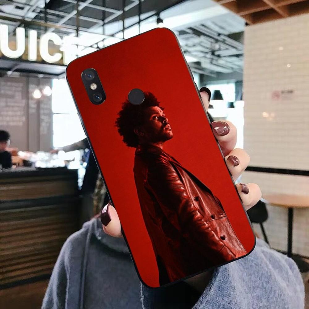 Singer The W-Weeknd Phone Case For Xiaomi Mi 5X 8 9 10 11 12 Lite Pro 10T PocoX3pro PocoM3 Note 10 Pro Lite
