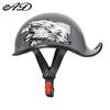 3C Certified Retro-Style Half Motorcycle Helmet Men Women ABS Shell Universal Fit Summer-Friendly Open Face Design