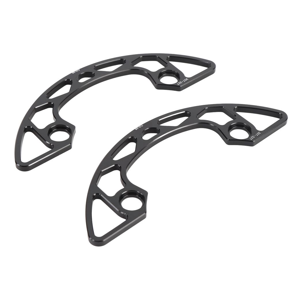Kettenblattschutz Aluminiumlegierung Getrennter Kurbelsatz Kettenradschutzabdeckung für 30Z bis 32Z 104 BCD