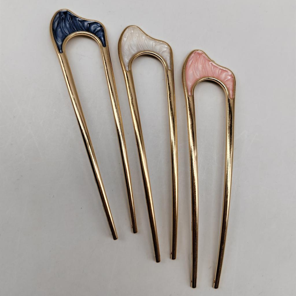Forcine a U in Stile Francese Fermagli Vintage per Acconciature a Chignon Accessori per Capelli per Donne
