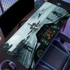 Jet Cockpit Warship Extended Gaming Mouse Pad Antislip Desk Mat Stitched Edge Aesthetic Decor For Pc Gamer Office Laptop