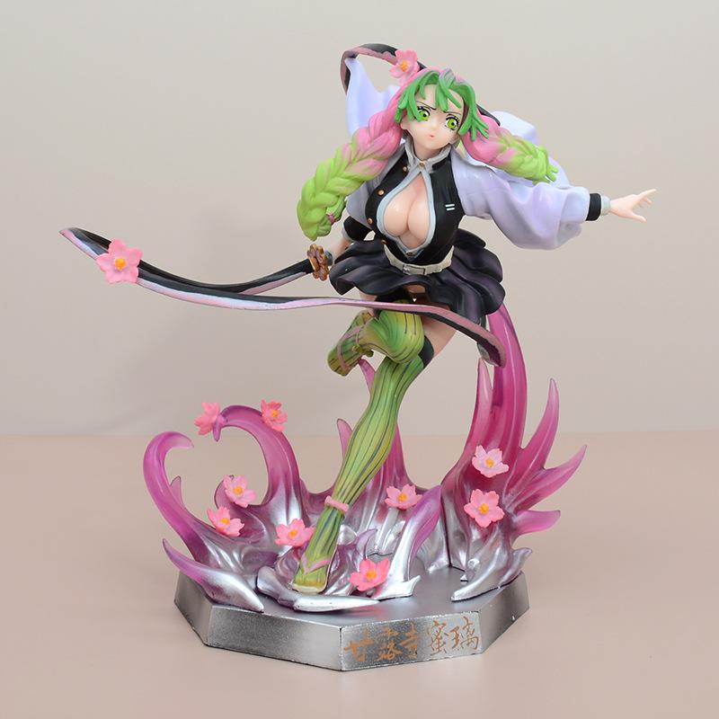 22cm Demon Slayer Figure Kanroji Mitsuri Anime Kimetsu No Yaiba Figure Shinobu Action Figure Kamado Nezuko Sexytoys