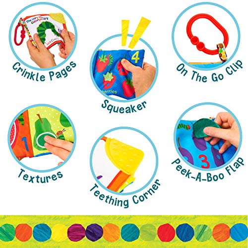 Kids Preferred Fun Foods Teether Soft Book, The Very Hungry Caterpillar [Parallel Import]