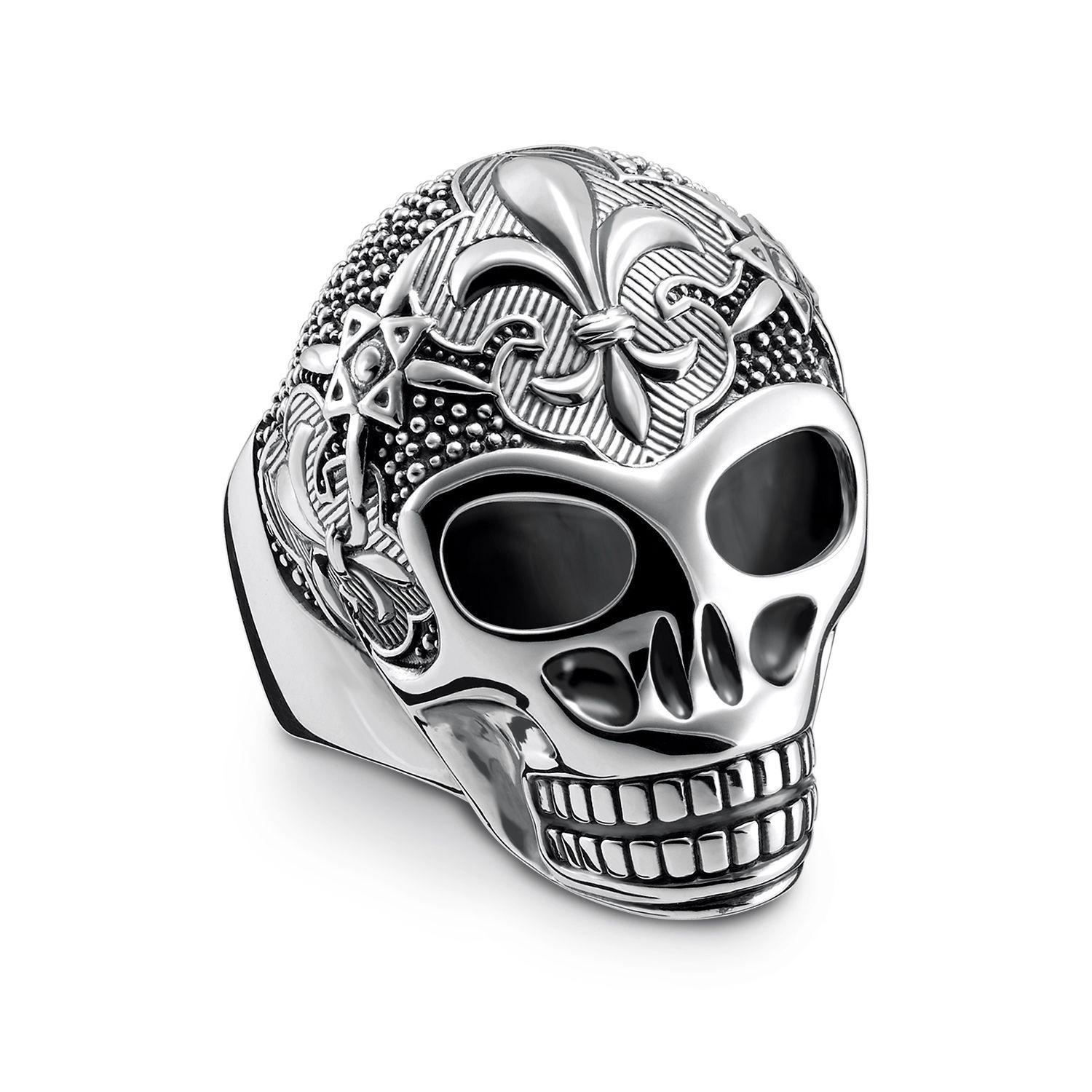 

Fashionable Retro Skull Ring for Men and Women. 11 срібний