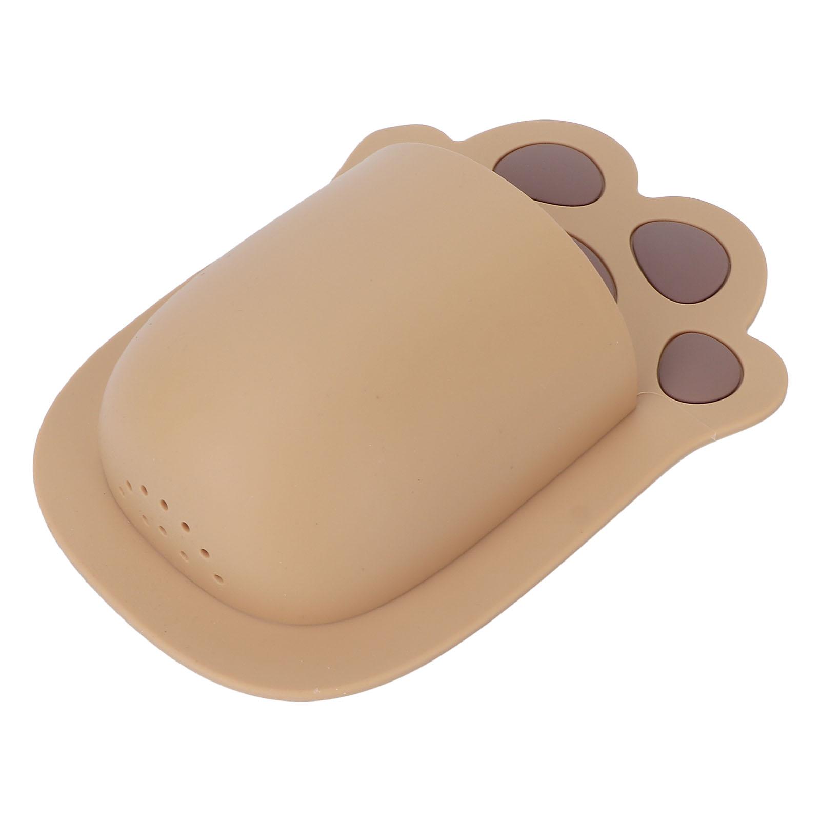 Подставка-держатель для зубных щеток настенный органайзер для ванной комнаты силиконовый органайзер для хранения коричневый коричневый