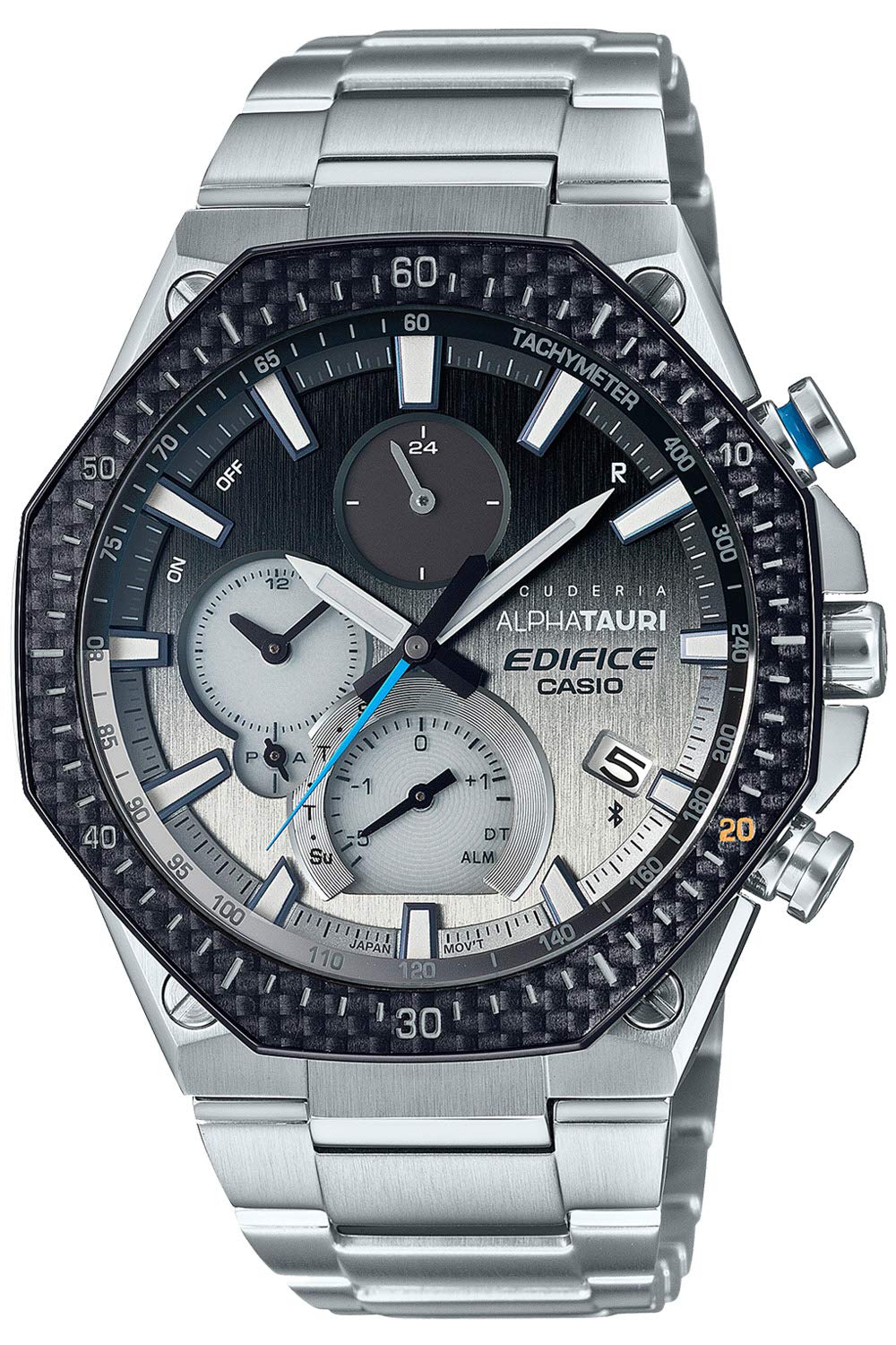

Casio Edifice Smartphone Link Scuderia AlphaTauri Limited Edition Blue Watch EQB-1100AT-2AJR Men s