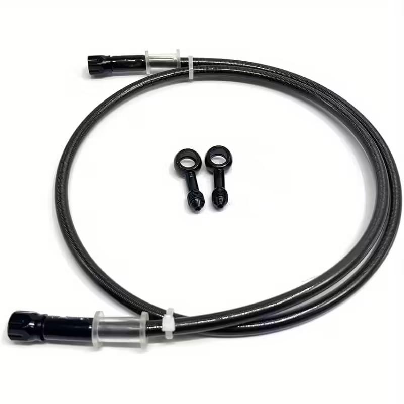 60CM Universal Motorcycle Brake Line Aluminum Head Fuel Line Disc Brake Hose Parts For ATV Motorcycle Motocross