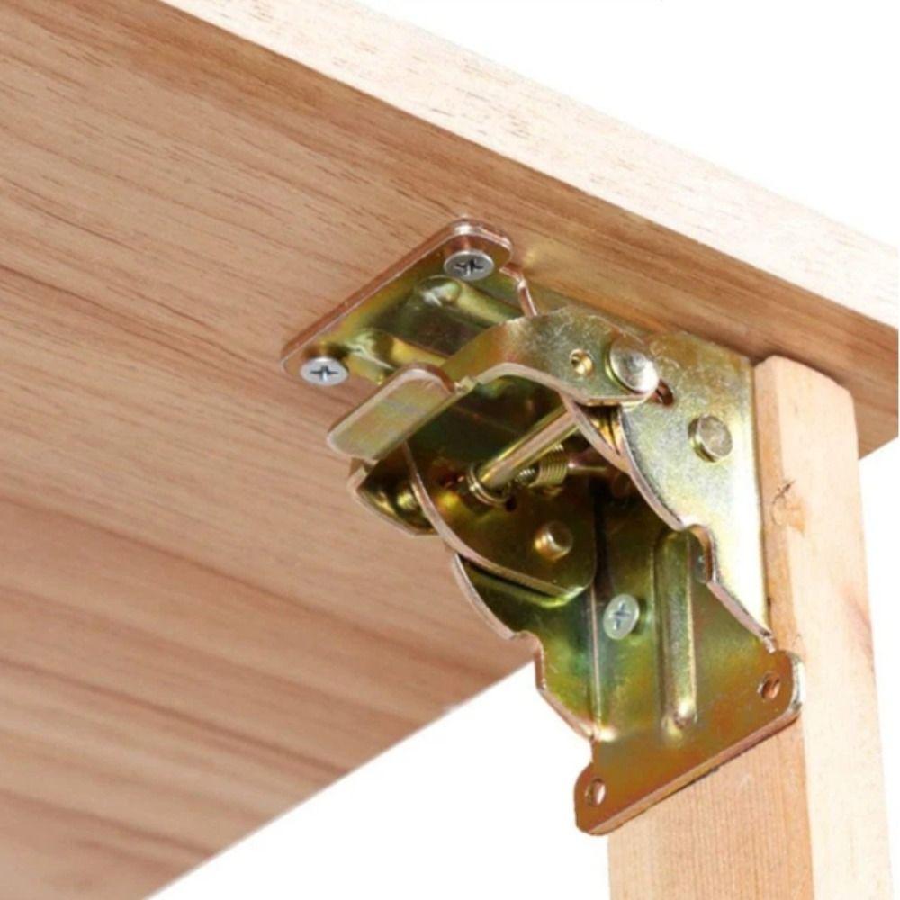 Iron Material Self Lock Hinges High Load Capacity Folding Lock Extension Furniture Hinges Tables