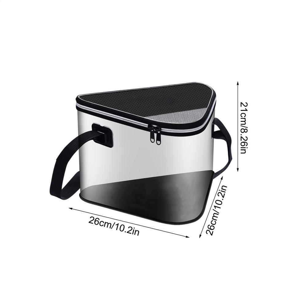 

Портативное многофункциональное складное ведро для хранения живой рыбы, идеально подходит для пикников, кемпинга, вечеринок на открытом воздухе, ручьев, рек и озер. чёрный