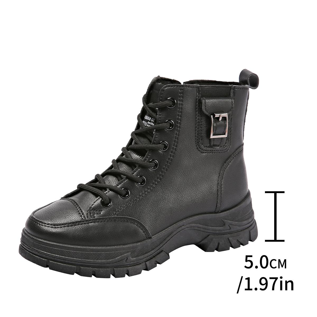 

Новые туфли на платформе для женщин, повседневные кроссовки, женские ботильоны на шнуровке, модные короткие ботинки на платформе для активного отдыха, Zapatos De Mujer 41