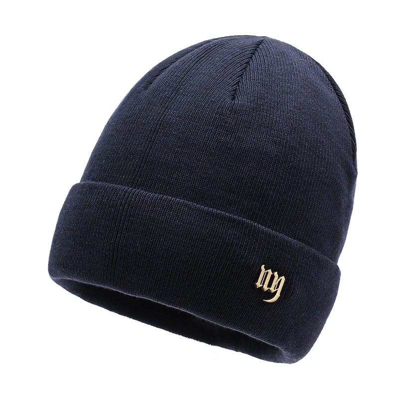 

Ski Pullover Knitted Hat Men s Winter Warm Outdoor Cycling Cold-Proof Ear Protection Wool Cotton Hat