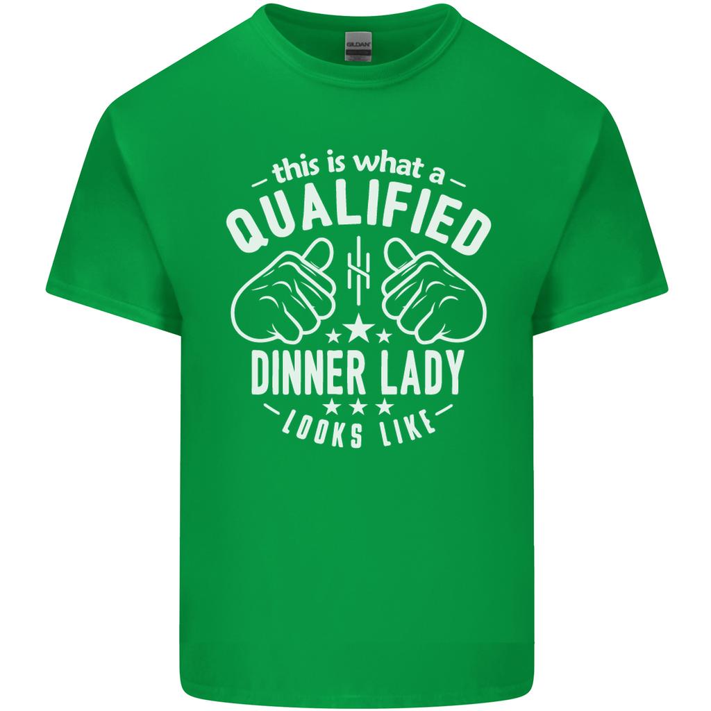 A Qualified Dinner Lady Looks Like Unisexs Light Cotton TShirt