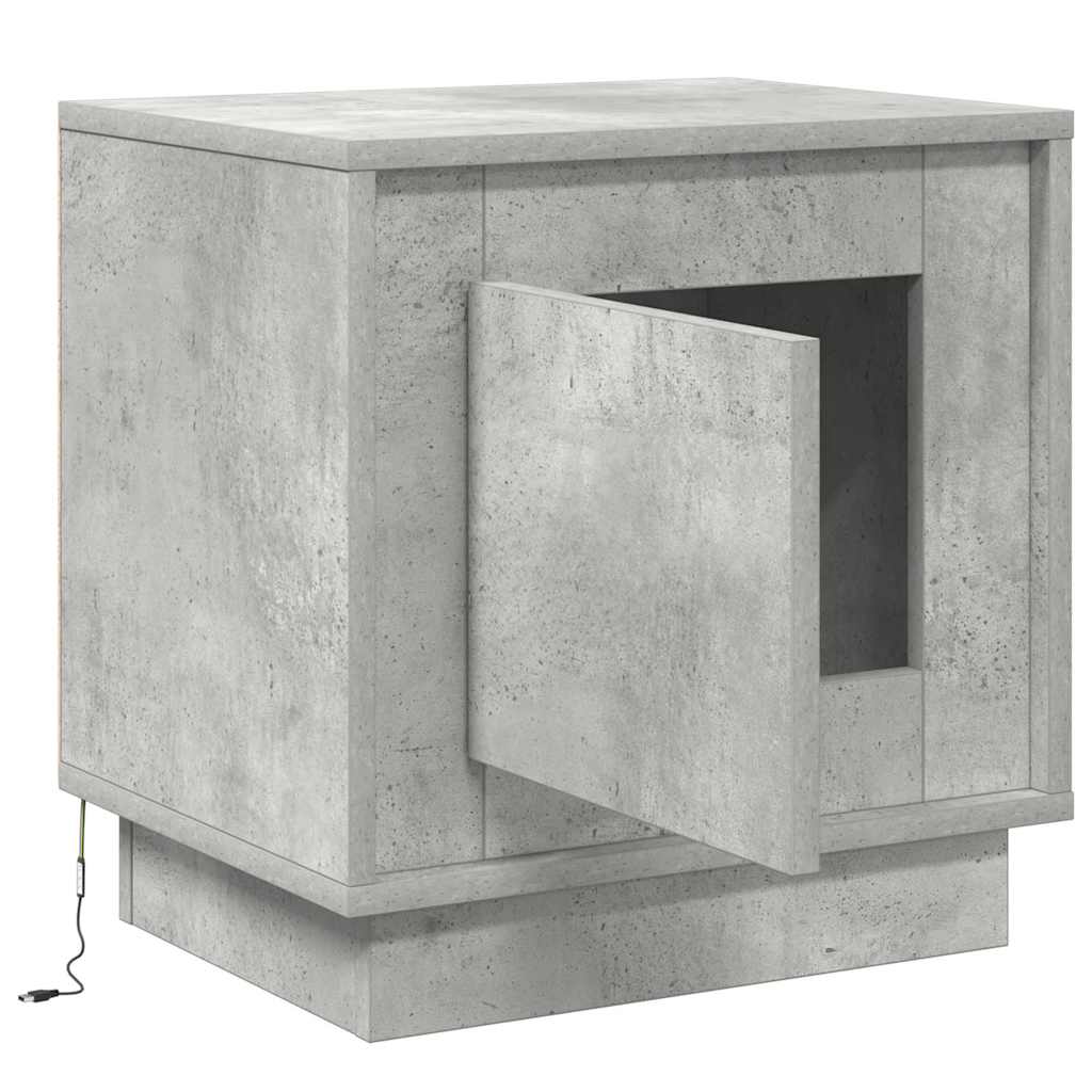 Nightstand 2 pcs Concrete Grey 44 x 34.5 x 45 cm Engineered Wood