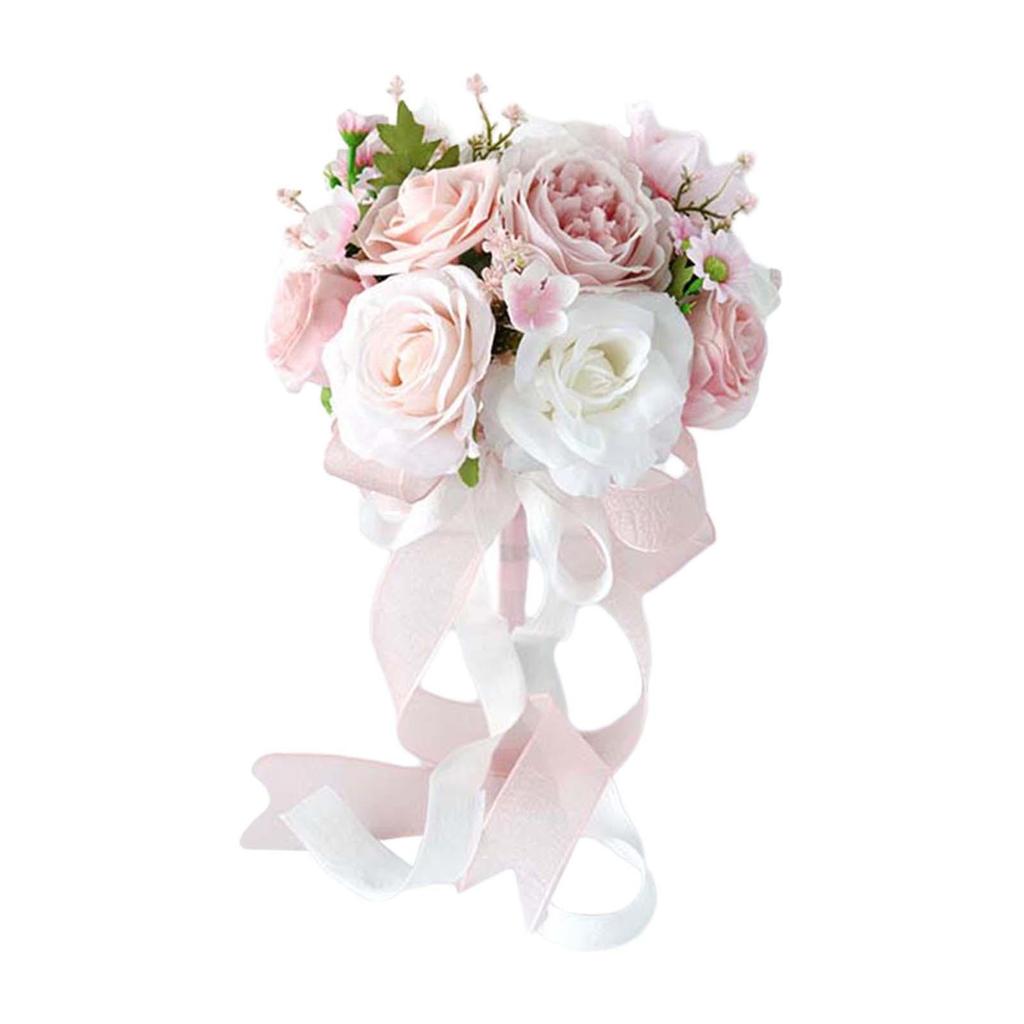 Bridal Bouquet Home Decor Lifelike Elegant Romantic Decoration Fake Ceremony Anniversary Prom Mother's Day Valentine's Day