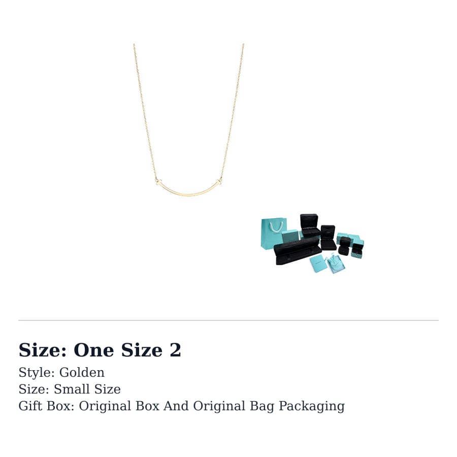 TIFFANY & CO. T 18K Gold Necklaces Women's 60011679