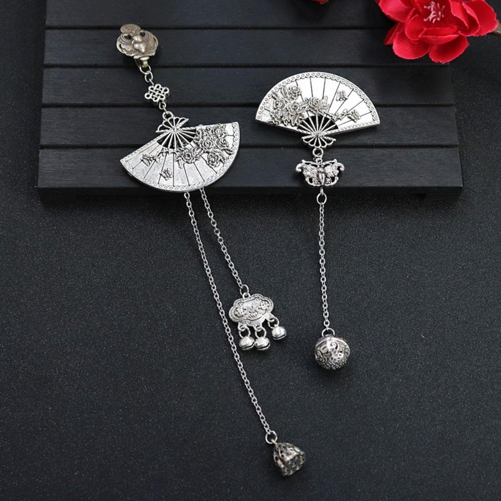 Украшение Этнический Стиль Брошь Цветок Сливы Женские Аксессуары Брошь в Форме Веера Брошь в Китайском Стиле