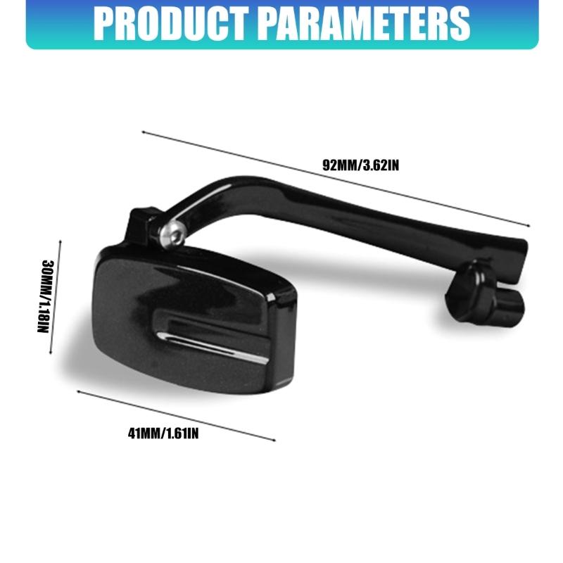 Ergonomic Cycling Safety Glasses Mount Helmet Mirror Adjustable Bike Eyeglass Rearview Mirror Cycling Accessory
