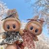 For 17cm Labubu Doll Clothes Lolita Dress Doll Clothes Color Match Dresses Dolls Accessories Cute Decoration Little Clothes