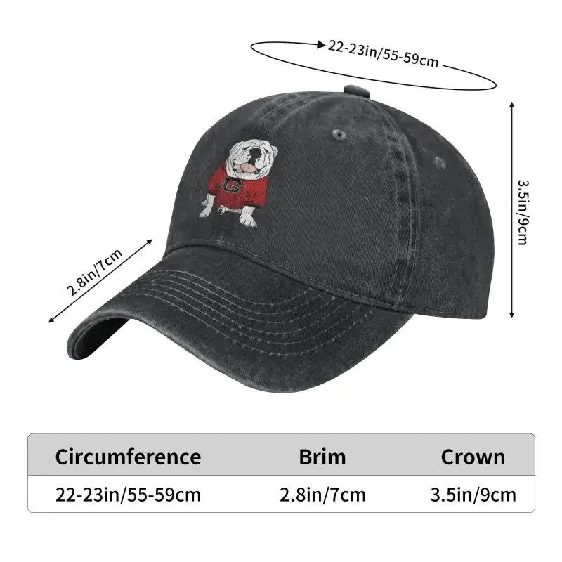 Fashion Cotton UGA English Bulldog Baseball Cap Women Men Adjustable Dad Hat Sports