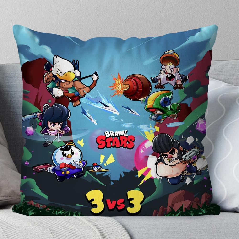 

Battle mobile game s-stars game Pillow Case Square Pillow Bedroom Sofa Leisure Comfort CushionLiving Room Home Decoration 40X40 16x16Inch