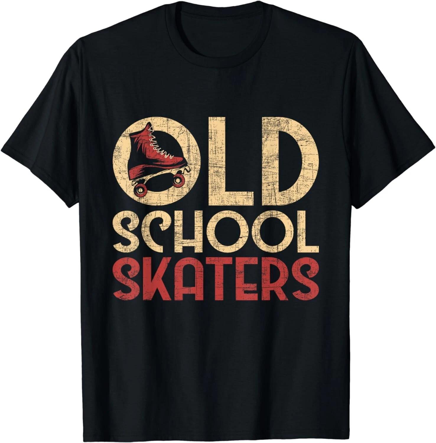 

Old School Skaters - Roller Skating Roller Derby Skates Gift Unisex T-Shirt XL