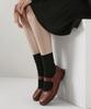 Chaakan Zenlo Round Mary Jane Flats Pmltr1D098
