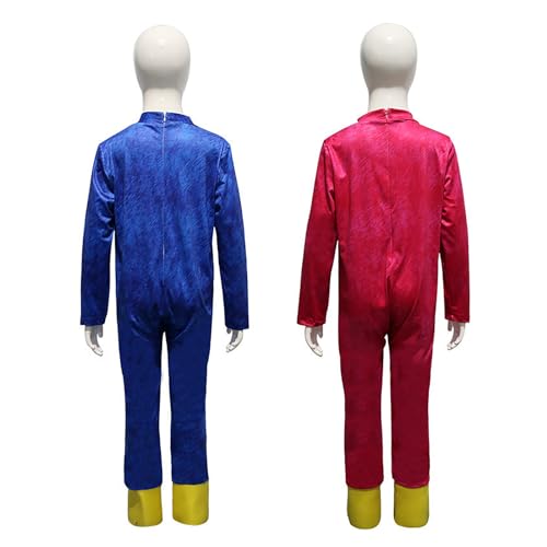 [Milky Time] Poppy Playtime Huggy Wuggy Kissy Missy Cosplay Halloween Kids (Kissy Missy, 140cm)