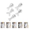 Elegant Kimono Collar Accessory Ruffled Lace Pearls Beaded Japanese Dress Core Collar Lining Kimono Belt for Womens Robe