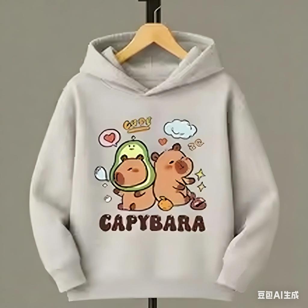 Autumn/Winter Girls Hooded Sweatshirt Suitable for Children Aged 3 To 12 Comfortable and Versatilealso A Christmas Gift for Boys.