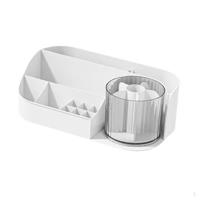 Makeup Desk Organizer Cosmetic Storage Container Display Case Skincare Organiser Countertop