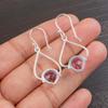 Piedra Preciosa Morganita Plata de Ley 925 Pendientes de Joyería Moderna Para Regalo Para Mamá EE-33-11