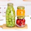 Food Grade Transparent Glass Mason Jars for Jam and Kitchen Storage