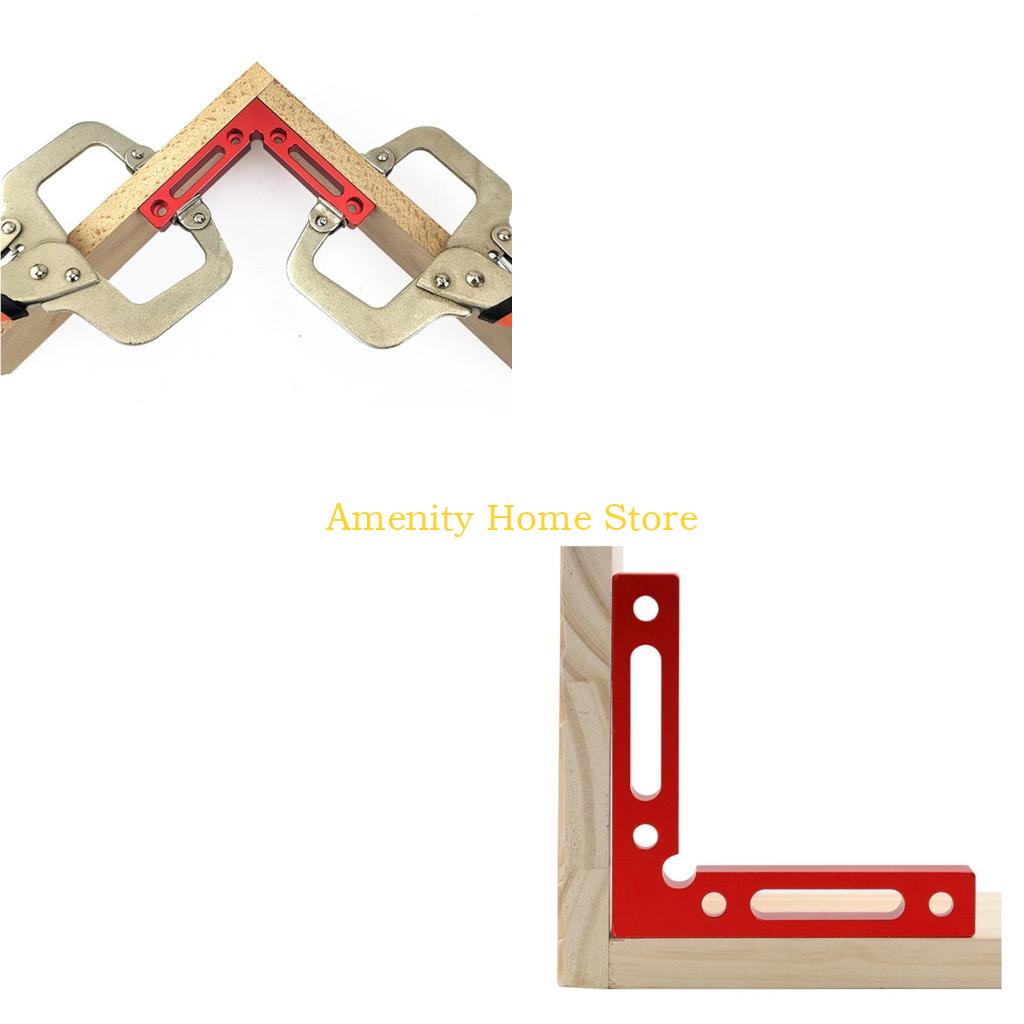 F26C Угольник 90 градусов 4,7  x 4,7  Угольный зажим 90° L-образный Угольник для зажима углов Инструмент из алюминиевого сплава China Mainland