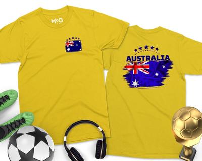 Bandiera Australiana T-shirt Aussie Tee Australiana Per Uomini Donne Bambini Top Nazionale AUS