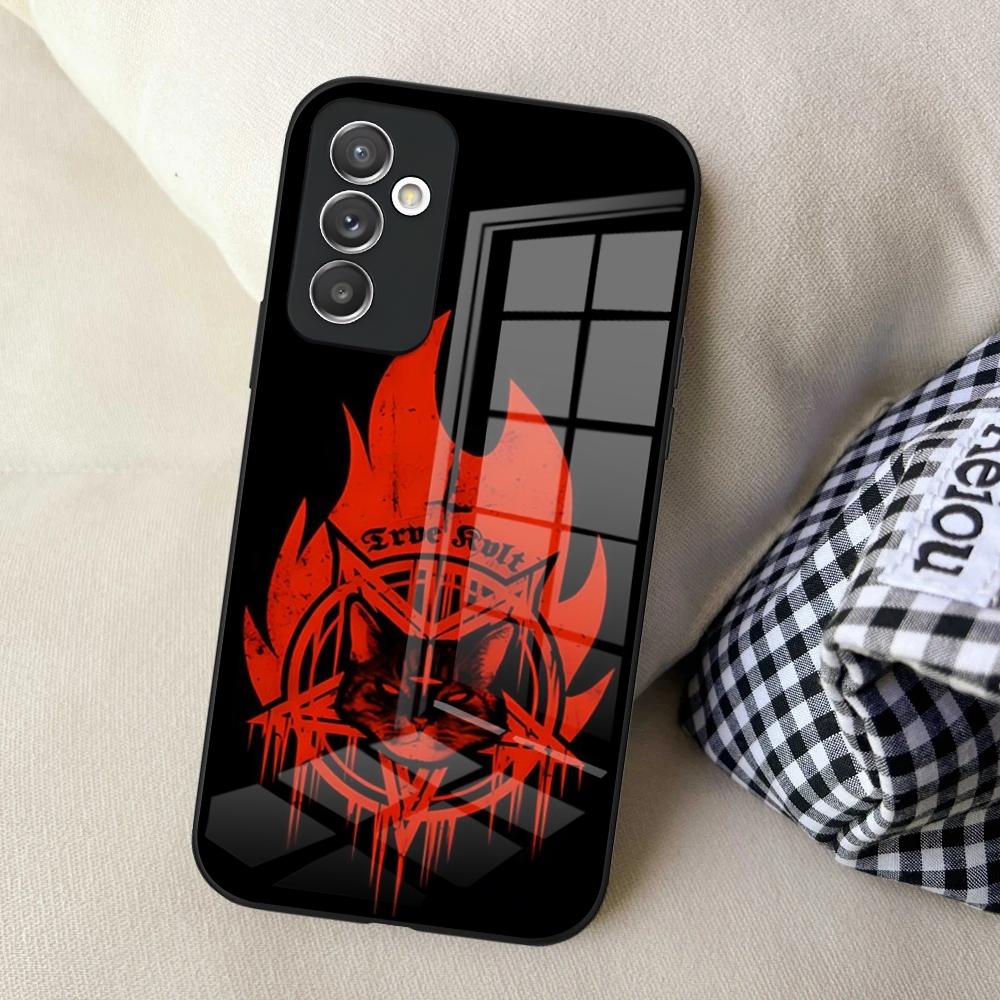 Devil Satan Phone Case For Samsung S24 Ultra S23 S22 S25 S20 Fe S21 Plus A54 A34 A24 A53 A13 A16 Glass Cover