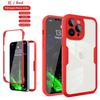 360 Full Cover Protection Case For Apple iPhone 14 13 Mini 12 11 Pro Max X XR XS SE 2 7 8 Plus Front Screen Film Hard Back Cover