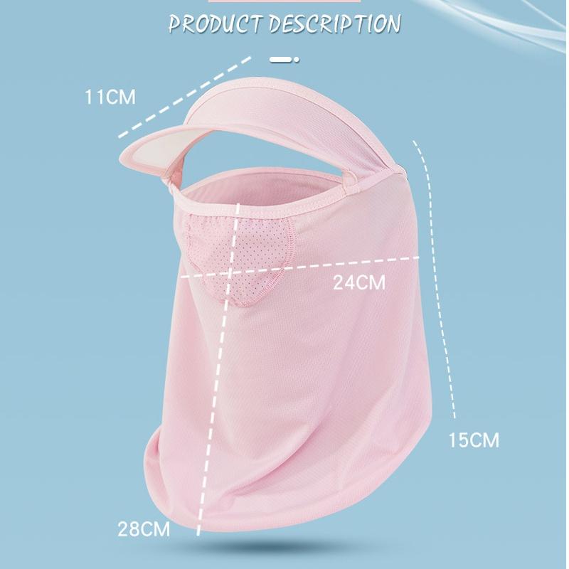 Güneş Geçirmez Kadın Dış Mekan Güneş Kremi Yaka Balıkçılık Tırmanış Yürüyüş Binicilik Boyun Çizgisini Koruyun Maske UV Güneş Moda Şapkalar