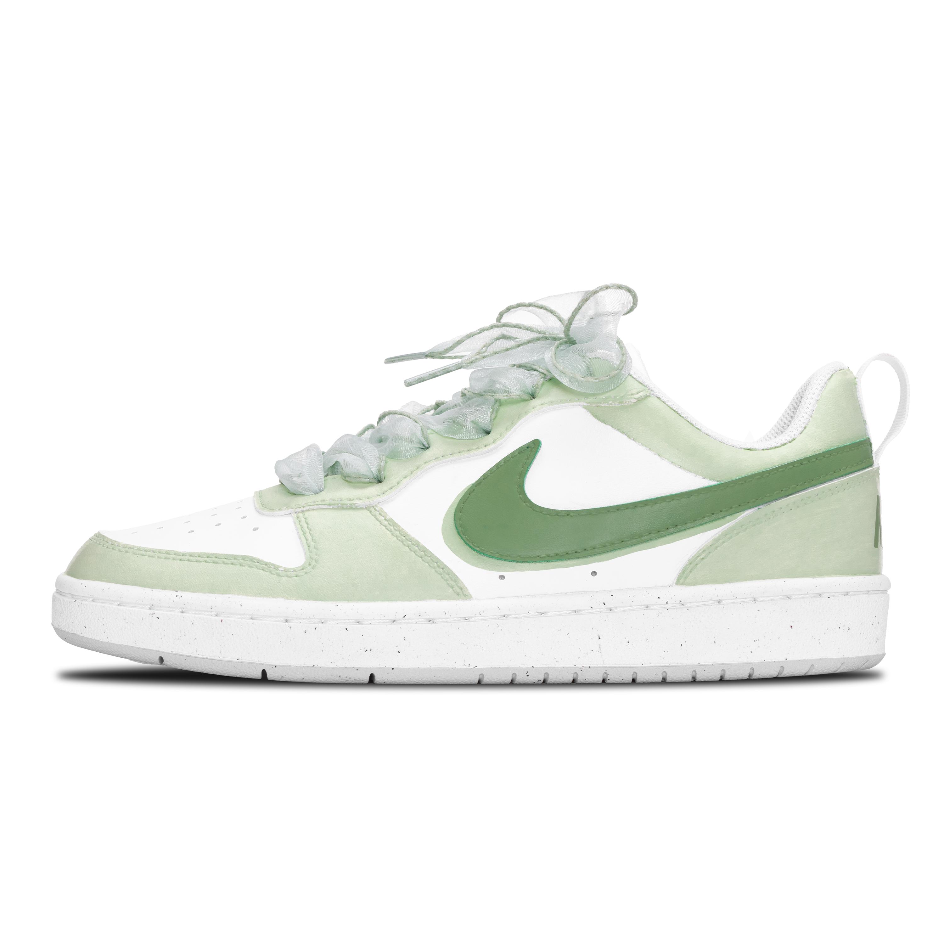 

Nike Court Borough Low top Skateboard Shoes Women s Light Green DV5456-109(Team351-) 39