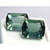 Green Sapphire Natural 16-18 Ct Fancy Cut Pair Stunning Certified Gemstone