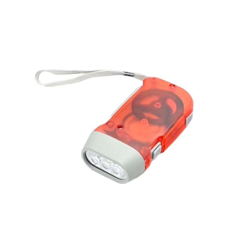 Outdoor Hand-Press Emergency Mini LED Flashlight